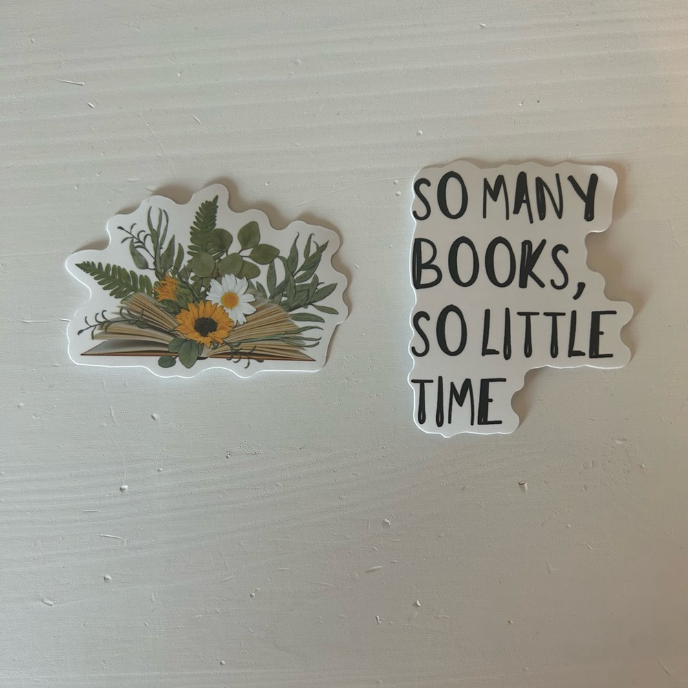 Free with any purchase! Floral and Quote Sticker Set
